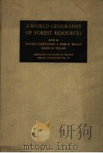 A WORLD CEOGRAPHY OF FOREST RESOURCES PDF电子版封面