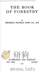 THE BOOK OF FORESTRY PDF电子版封面