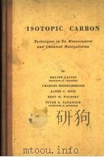 ISOTOPIC CARBON PDF电子版封面 MELVIN CALVIN