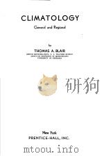 CLIMATOLOGY PDF电子版封面 THOMAS A.BLAIR