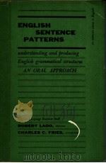 ENGLISH SENTENCE PATTERNS PDF电子版封面 ORAL APPROACH