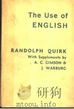 THE USE OF ENGLISH     PDF电子版封面    J·WARBURG 