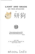 LIGHT AND SHADE     PDF电子版封面    M.LUCKIESH D.SC. 