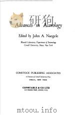 ADVANCES IN ACAROLOGY VOLUME Ⅰ     PDF电子版封面    JOHN A.NAEGELE 