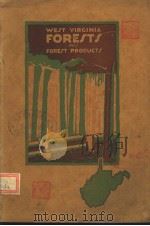 WEST VIRGINIA FORESTS AND FOREST PRODUCTS PDF电子版封面 JOHN W.SMITH