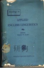 APPLIED ENGLISH LINGUISTICS PDF电子版封面 HAROLD B.ALLEN