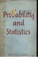 PROBABILITY AND STATISTICS PDF电子版封面