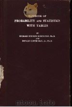 HANDBOOK OF PROBABILITY AND STATISTICS WITH TABLES PDF电子版封面