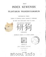 INDEX KEWENSIS PLANTARUM PHANEROGAMARUM SUPPLEMENTUM PRIMUM NOMINA ET SYNONYMA OMNIUM GENERUM ET SPE（ PDF版）