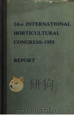 FOURTEENTH INTERNATIONAL HORTICULTURAL Ⅰ PDF电子版封面