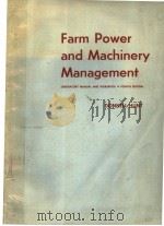 FARM POWER AND MACHINERY MANAGEMENT PDF电子版封面