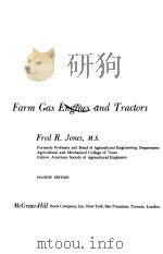 FARM GAS ENGINES AND TRACTORS PDF电子版封面 FRED R.JONES M.S.