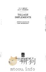 TILLAGE IMPLEMENTS PDF电子版封面
