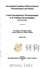 COMITE INTERNATIONAL DE THERMODYNAMIPUE ET DE CINETIQPUE ELECEROCHIMIQUES PDF电子版封面