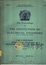 PROCEEDINGS LEE VOL 106 PART B SUPPLEMENT NO 17 PDF电子版封面