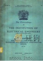 PROCEEDINGS LEE VOL 106 PART B SUPPLEMENT NO 18 PDF电子版封面