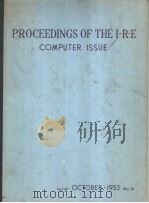 PROCEEDINGS OF THE I.R.E VOLUME 41 NUMBER 10 PDF电子版封面