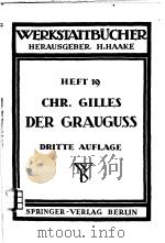 WERKSTATTBUCHER HEFT 19 DER GRAUGUB PDF电子版封面 OBERING.CHR.GILLES