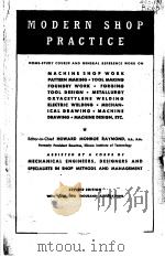 MODERN SHOP PRACTICE VOLUME 1 PDF电子版封面
