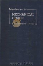 INTRODUCTION TO MECHANICAL DESIGN PDF电子版封面 T.B.JEFFERSON WALTER J. BROOKI