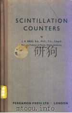 SCINTILLATION COUNTERS PDF电子版封面 J.B.BIRKS
