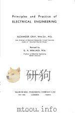 PRINCIPLES AND PRACTICE OF ELECTRICAL ENGINEERING SEVENTH EDITION PDF电子版封面 G.A.WALLACE