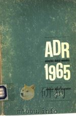 ACCEPTED DENTAL REMEDIES 1965 30TH EDITION PDF电子版封面