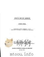 OPERATIVE DENTISTRY LABORATORY STUDENT MANUAL PDF电子版封面