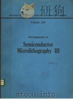 PROCEEDINGS OF THE SOCIETY OF PHOTO-OPTICAL INSTRUMENTATION ENGINEERS VOLUME 135 DEVELOPMENTS IN S 1978 PDF电子版封面 0892521627