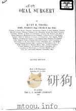 ORAL SURGERY SECOND EDITION VOLUME Ⅱ PDF电子版封面 KURT H.THOMA