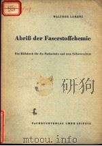 ABRISS DER FASERSTOFFCHEMIE PDF电子版封面
