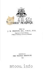 FIBRE SCIENCE PDF电子版封面 J.M.PRESTON
