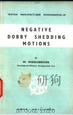 NEGATIVE BOBBY SHEDDING MOTIONS PDF电子版封面 W.MIDDLEBROOK