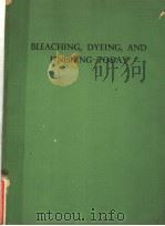 BLEACHING DYEING AND FINISHING TODAY PDF电子版封面
