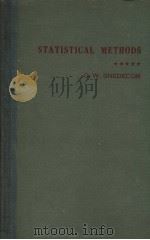STATISTICAL METHODS APPLIED TO EXPERIMENTS IN AGRICULTURE AND BIOLOGY PDF电子版封面 GEORGE W.SNEDECOR