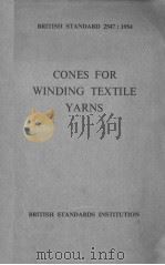 CONES FOR WINDING TEXTILE YARNS（ PDF版）