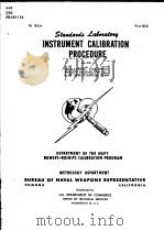INSTRUMENT CALIBRATION PROCEDURE AG-36（ PDF版）