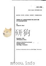 DESING OF LABORATORIES FOR SAFE USE OF RADIOISOTOPES PDF电子版封面 DONALD R.WARD
