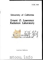 AN IN -REACTOR RADIOMETRIC CALORIMETER PDF电子版封面 STUART R. GUNN