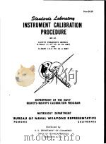 INSTRUMENT CALIBRATION PROCEDURE GF-01（ PDF版）