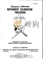 INSTRUMENT CALIBRATION PROCEDURE GG-13（ PDF版）