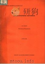 LINEAR BOUNDED AUTOMATA PDF电子版封面 JOHN MYHILL