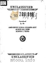 ARMED SERVICES TECHNICAL INFORMATION AGENCY ARLINGTON HALL STATION ARLINGTON 12 VIRGINEA AD 288 996 PDF电子版封面