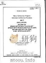 NAVY CALIBRATION PROGRAM INSTRUMENT CALIBRATION PROCEDURE AW-17（ PDF版）