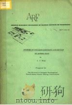 STUDIES OF NUCLEAR RESONANT ABSORPTION OF GAMMA RAYS     PDF电子版封面     