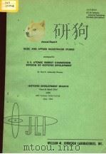BASIC AND APPLIED RADIOTRACER STUDIES PDF电子版封面