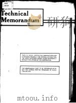 TECHNICAL MEMORANDUM PDF电子版封面