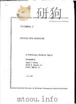 CRITICAL PATH SCHEDULING PDF电子版封面