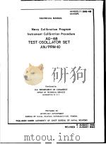 NAVY CALIBRATION PROGRAM INSTUUMENT CALIBRATION PROCEDURE AG-48（ PDF版）