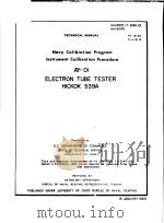 NAVY CALIBRATION PROGRAM INSTUUMENT CALIBRATION PROCEDURE AY-01（ PDF版）